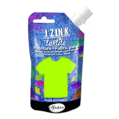 Textilní barva IZINK Textile - zelená, 80 ml