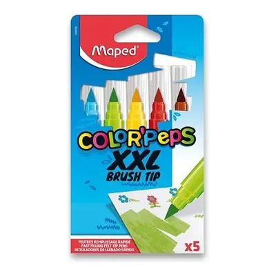 Maped Fixy Color´Peps XXL Brush - 5 barev