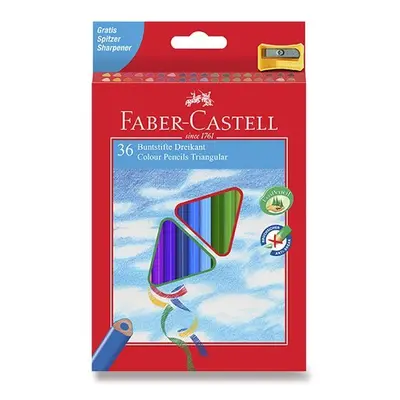 Faber - Castell Pastelky trojhranné ECO 36 ks + ořezávátko