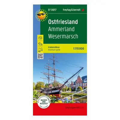Východní Frísko, Průvodce dobrodružstvím 1:170 000 / turistická a cykloturistická mapa