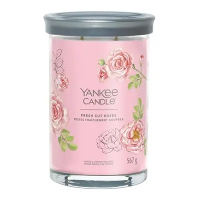 YANKEE CANDLE Fresh Cut Roses svíčka 567g / 2 knoty (Signature tumbler velký)