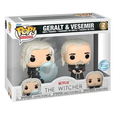 Funko POP TV: Witcher - Geralt and Vesemir 2pack (Zaklínač, exclusive special edition)