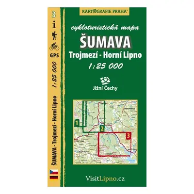 Šumava - Trojmezí, Horní Lipno - cykloturistická mapa č. 3 /1:25 000