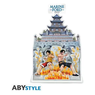 One Piece akrylové diorama - Marineford