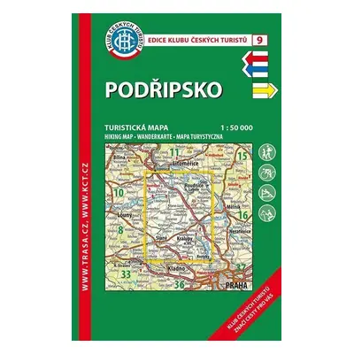 KČT 9 Podřipsko 1:50 000 Turistická mapa, 6. vydání