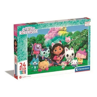 Clementoni Puzzle Gábinin kouzelný domek - Na zahradě maxi 24 dílků