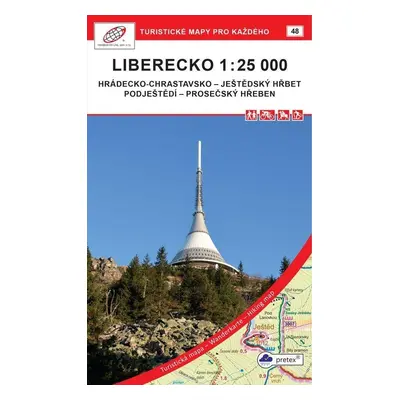 Liberecko 1:25 000 / 48 Turistivké mapy pro každého