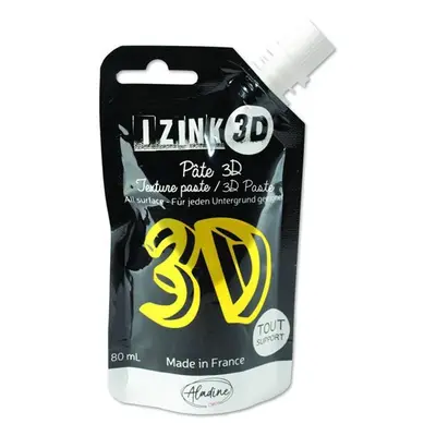 Reliéfní pasta 3D IZINK - mimosa, žlutá, 80 ml