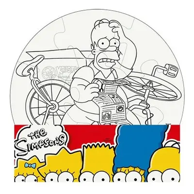 The Simpsons: Vymaluj si kruh/Mini puzzle