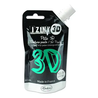 Reliéfní pasta 3D IZINK - turquiose, tyrkysová, 80 ml