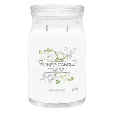 YANKEE CANDLE White Gardenia svíčka 567g / 2 knoty (Signature velký)