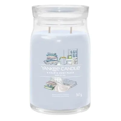 YANKEE CANDLE A Calm & Quiet Place svíčka 567g / 2 knoty (Signature velký)