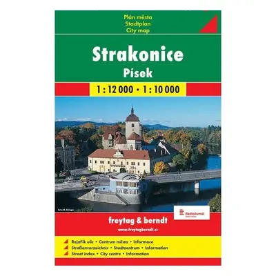 Písek + Strakonice mapa 1:10 000