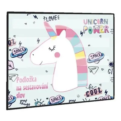 Oxy Podložka na sestavování slov - Unicorn iconic