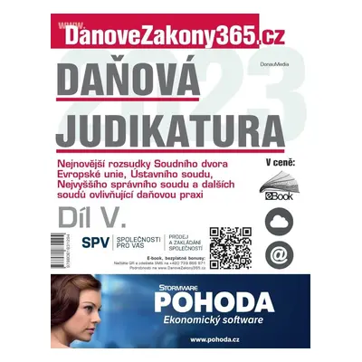 Daňová judikatura (díl V.)