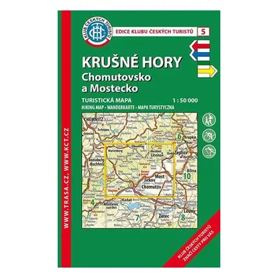 KČT 5 Krušné hory, Chomutovsko a Mostecko 1:50 000 / turistická mapa