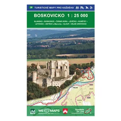 Boskovicko 1:25T /28 Turistické mapy pro každého