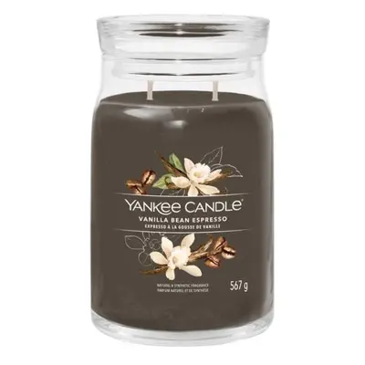 YANKEE CANDLE Vanilla Bean Espresso svíčka 567g / 2 knoty (Signature velký)