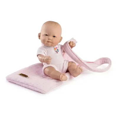 Guca 946 NEW BORN HOLČIČKA - realistická panenka miminko s celovinylovým tělem - 25 cm