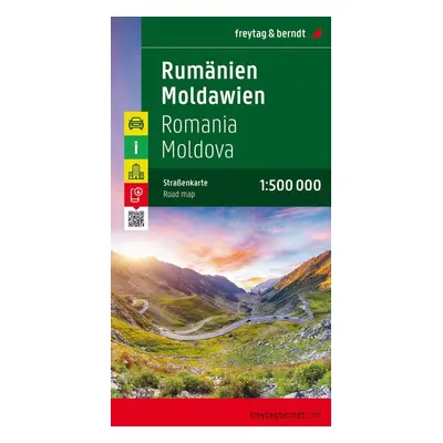 AK 0905 Rumunsko - Moldavsko 1:500 000 / automapa