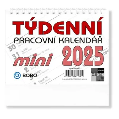 BOBO Stolní pracovní kalendář MINI 2025