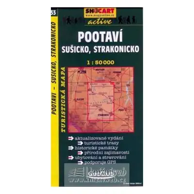 SC 033 Pootaví, Sušicko, Strakonicko 1:50 000