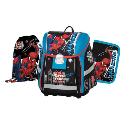 Oxybag školní set 3 dílný premium light - Spiderman