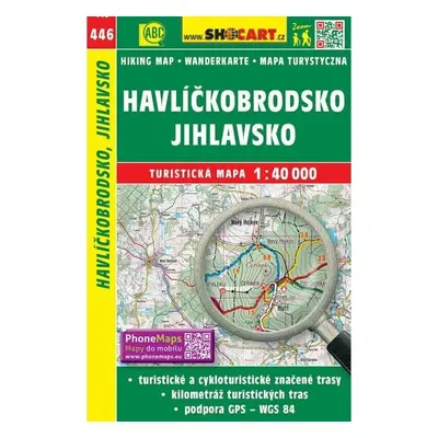 SC 446 Havlíčkobrodsko, Jihlavsko 1:40 000