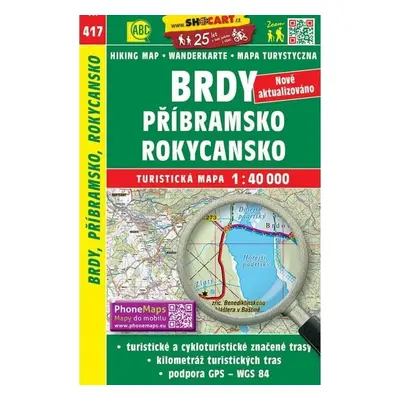 SC 417 Brdy, Příbramsko, Rokycansko 1:40 000