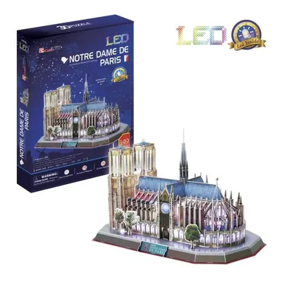 Puzzle 3D Notre Dame de Paris led/149 dílků - Sparkys