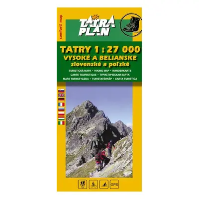 Tatry 1:27 000 Vysoké a Belianske