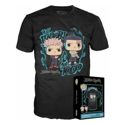 Funko Triko Boxed Tee: Jujutsu Kaisen - Yuji & Aoi (velikost L)