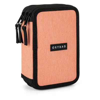 Oxybag Penál 3 patrový - Unicolor Apricot