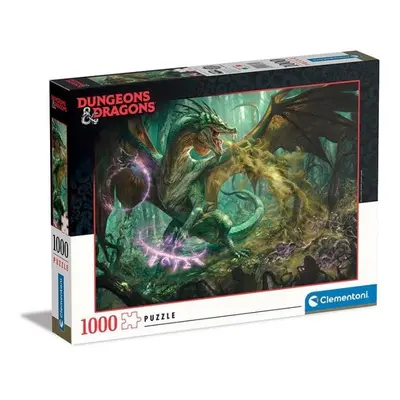 Clementoni Puzzle Dungeons & Dragons - Drak 1000 dílků - Clementoni