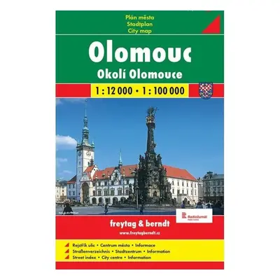 Olomouc mapa 1:12 000