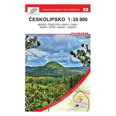 Českolipsko 1:25 000 / 83 Turistické mapy pro kažhého