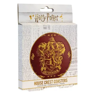 Set 4 kovových podtácků Harry Potter - Bradavické koleje - EPEE