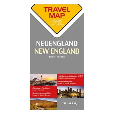 New England 1:800T TravelMap KUNTH