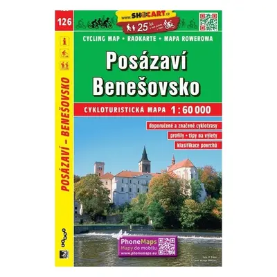 SC 126 Posázaví, Benešovsko 1:60 000