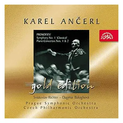 Gold Edition 10 Prokofjev: Symfonie č. 1 D dur, Koncerty pro klavír a orchestr č. 1 a 2 - CD - S