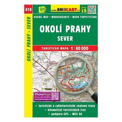 SC 418 Okolí Prahy sever 1:40 000