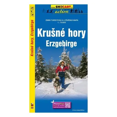 Krušné hory lyžařská mapa 1:75 000