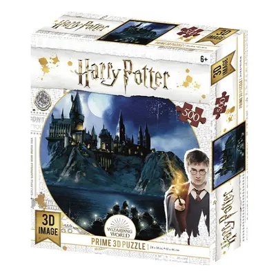 Harry Potter 3D puzzle - Bradavice v noci 500 dílků - Keel