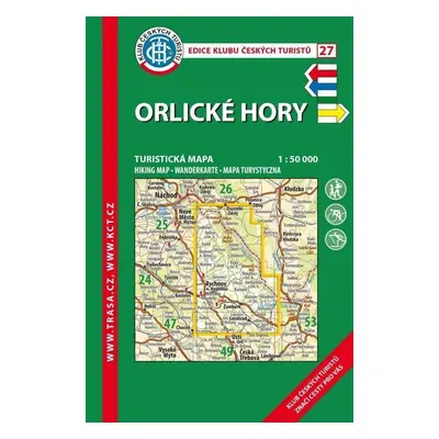 KČT 27 Orlické hory 1:50 000 Turistická mapa