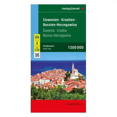 Slovinsko-Chorvatsko-Bosna-Hercegovina 1:500 000 / automapa