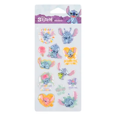 Colorino Pop-Up samolepky Stitch Pastel 6, mix motivů a velikostí