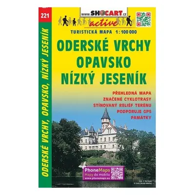 SC 221 Oderské vrchy, Opavsko, Nízký Jeseník 1:100 000