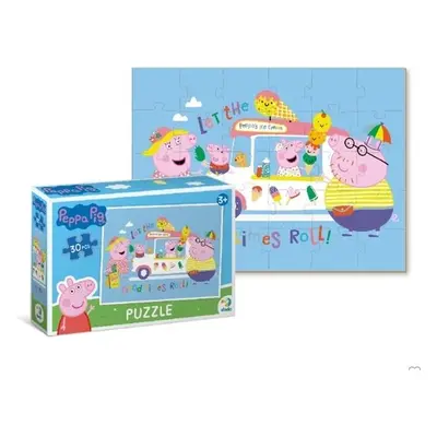 Puzzle Prasátko Peppa: Zmrzlina 30 dílků