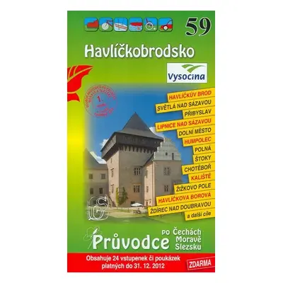 Havlíčkobrodsko 59. - Průvodce po Č,M,S + volné vstupenky a poukázky