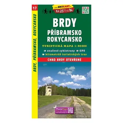 SC 017 Brdy, Příbramsko, Rokycansko 1:50 000